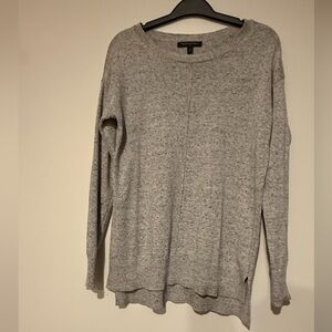 Banana Republic Gray Crewneck Sweater Lightweight Knit